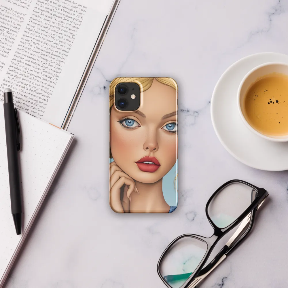 Serenity in Blue | Phone Case |  12 Mini | Snap Case | Glossy