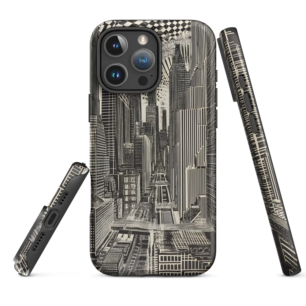 Urban Dreams: A Surreal Cityscape | Phone Case |  16 Pro Max | Tough Case | Matte
