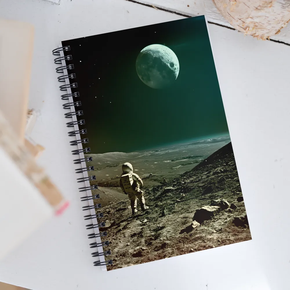 Celestial Contemplation | Spiral Notebook