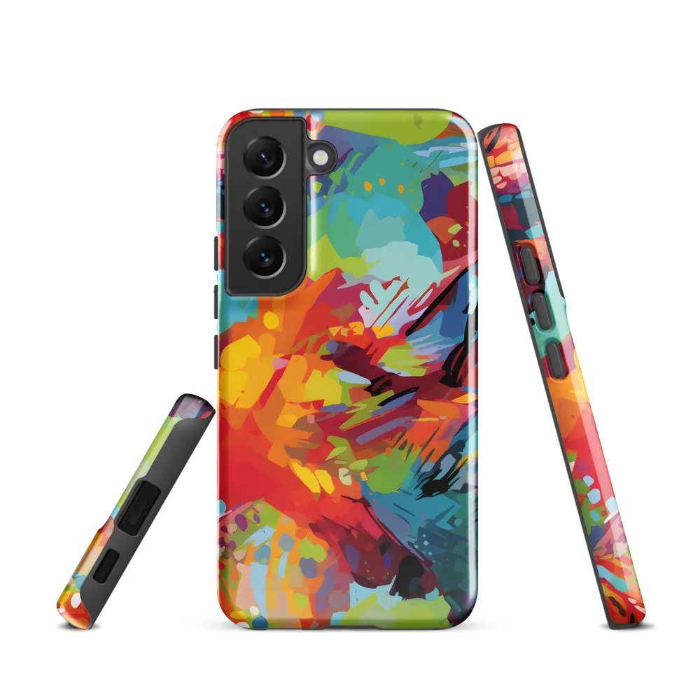 Colorful Lizard: An Abstract Adventure | Phone Case |  S22 | Tough Case | Glossy