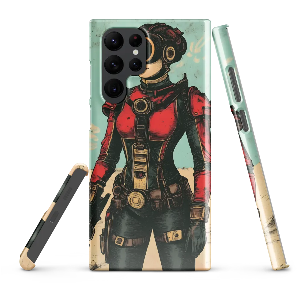 Futuristic Explorer: A Steampunk Adventure | Phone Case |  S22 Ultra | Snap Case | Glossy