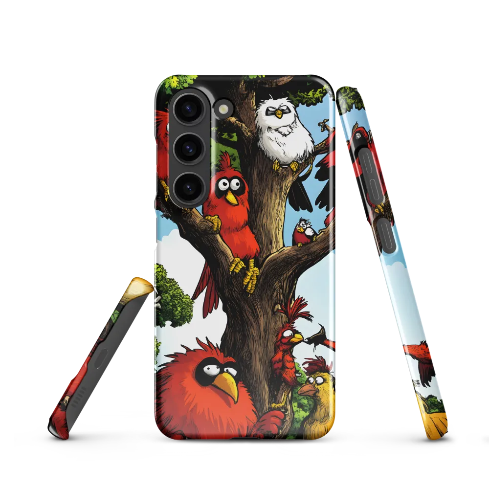 Whimsical Avian Gathering