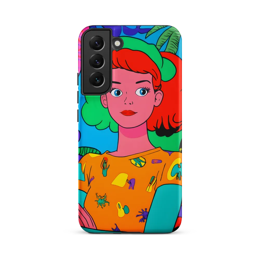 Tropical Vibes: A Playful Portrait