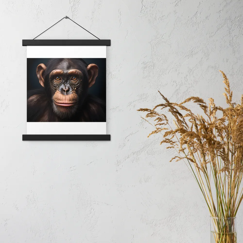 Whispers of Curiosity | Poster With Black Wood Hanger | 11″×14″