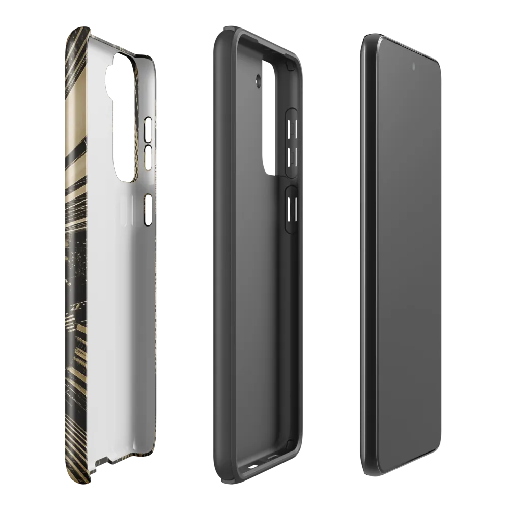 Urban Symphony: Aerial Perspective of City Life | Phone Case |  S21 Plus | Tough Case | Glossy