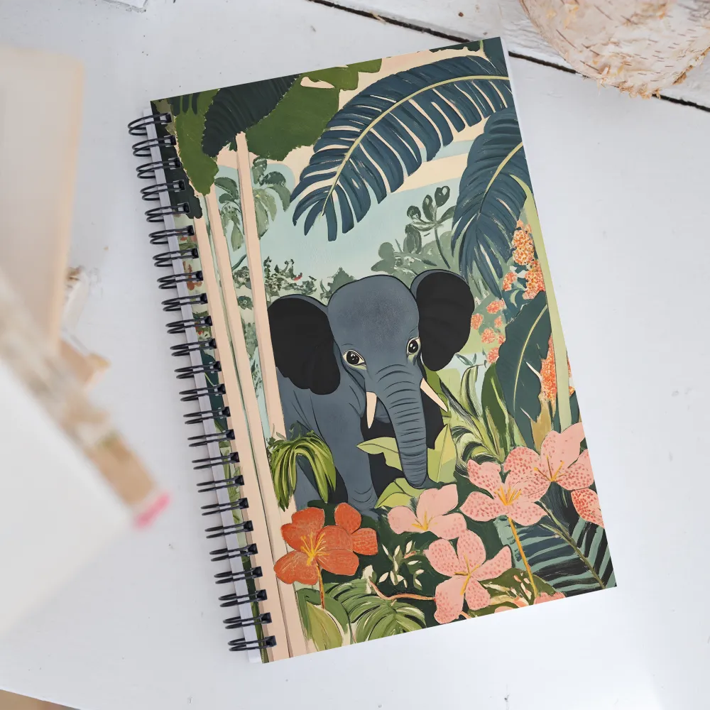 Jungle Guardian: An Elephant's Sanctuary | Spiral Notebook