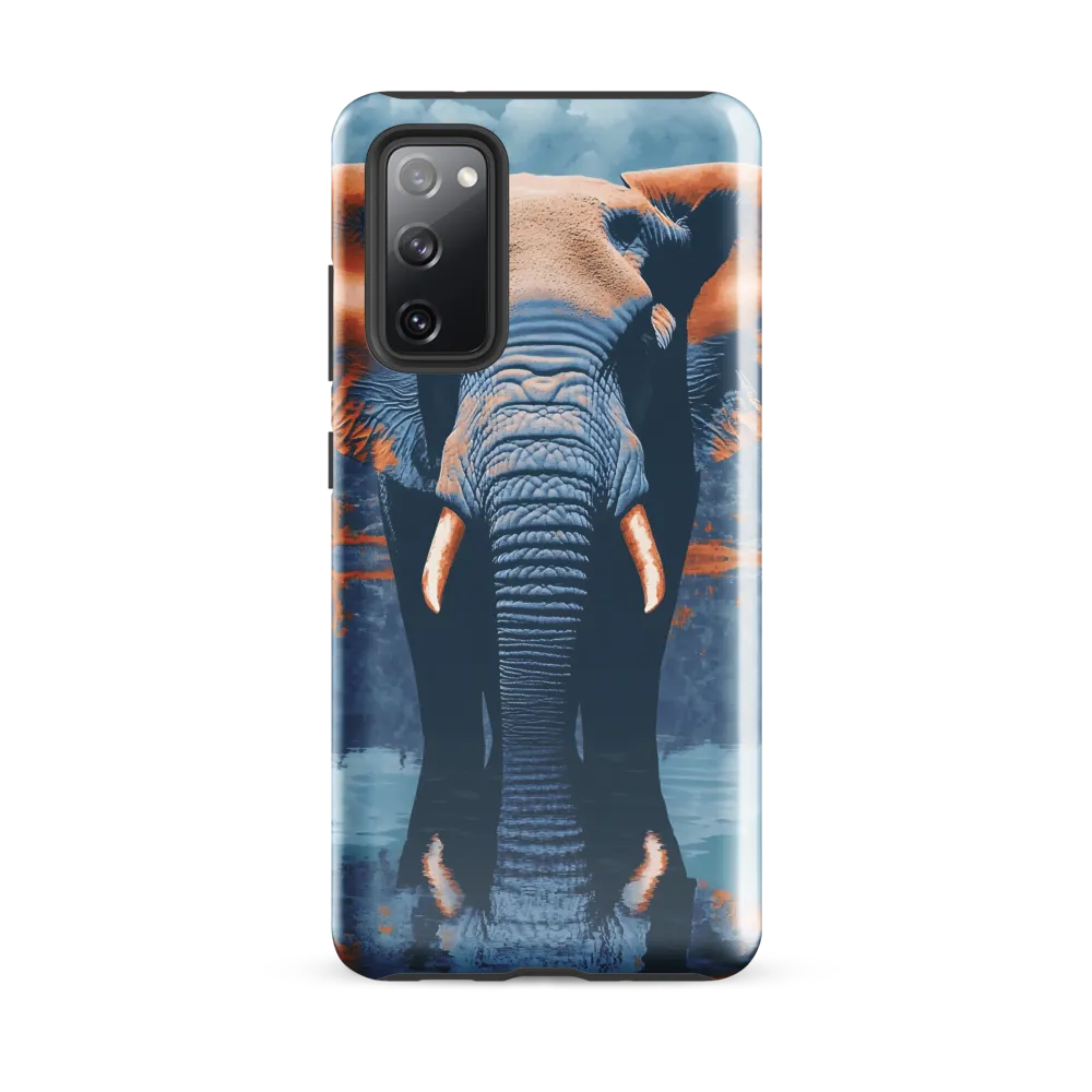 Majestic Reflection: The Elephant's Serenade