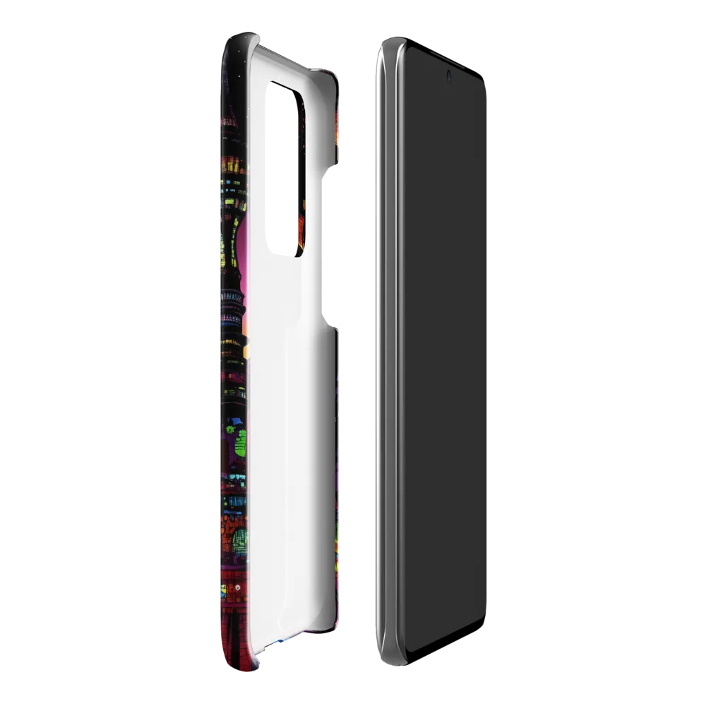 Futuristic Cityscape at Dusk | Phone Case |  S20 Ultra | Snap Case | Glossy