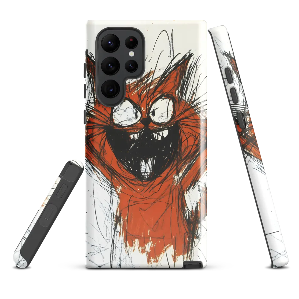 Joyful Cat Creation | Phone Case |  S22 Ultra | Tough Case | Glossy