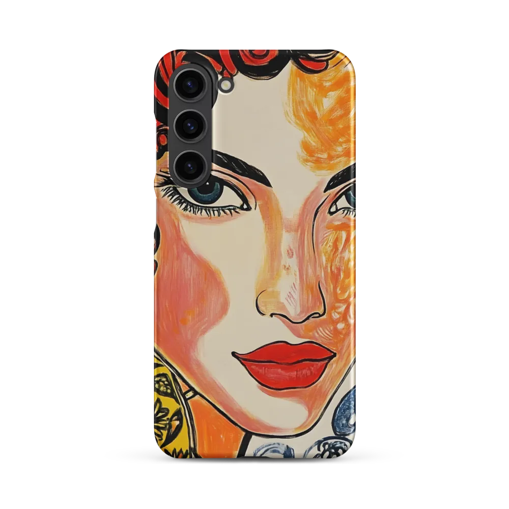 Fiery Elegance | Phone Case |  S23 Plus | Snap Case | Matte