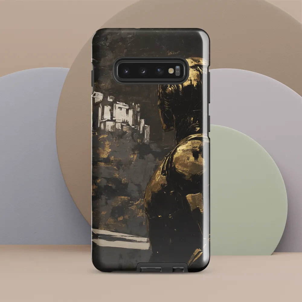 Reflections of Gold | Phone Case |  S10 Plus | Tough Case | Glossy