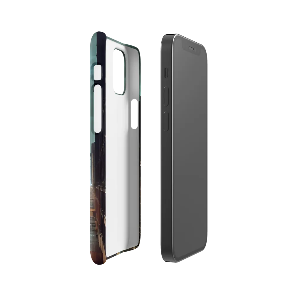 City of Shadows: A Nocturnal Symphony | Phone Case |  12 Mini | Snap Case | Glossy