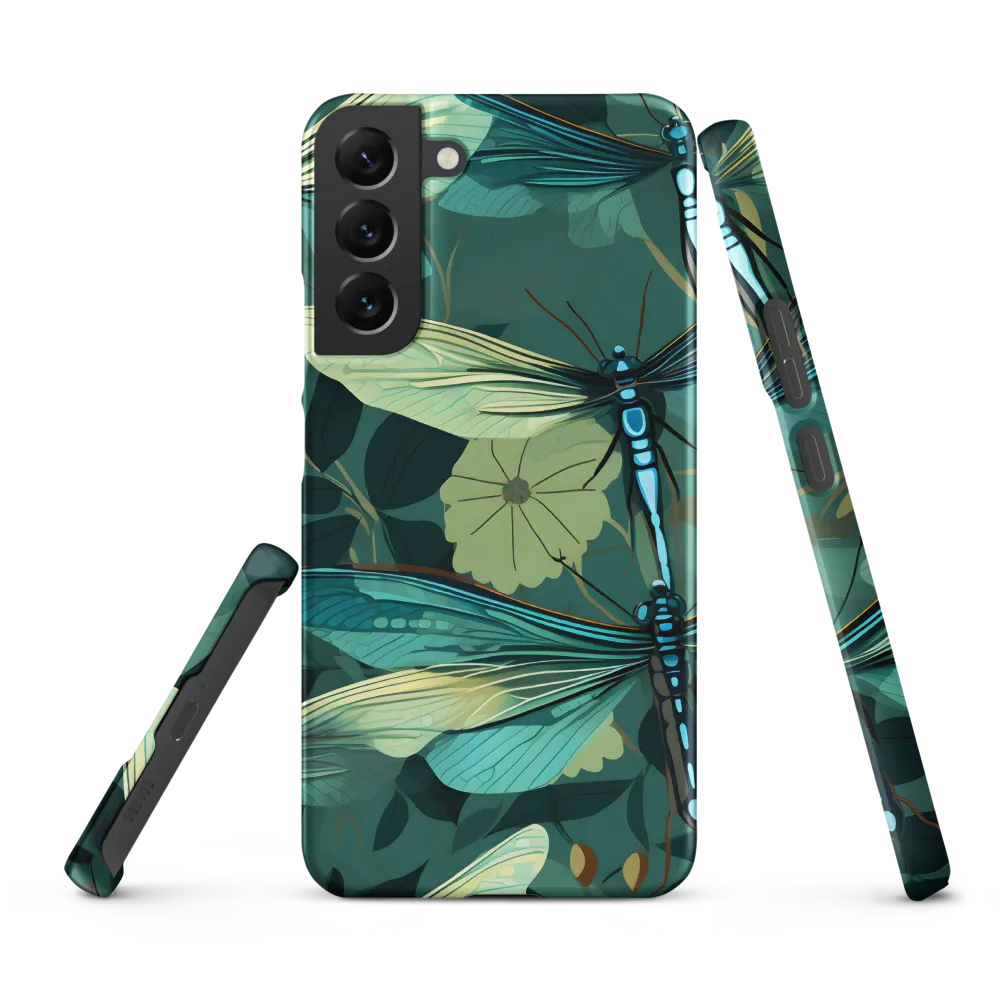 Whispers of Nature: Dragonflies in Harmony | Phone Case |  S22 Plus | Snap Case | Matte