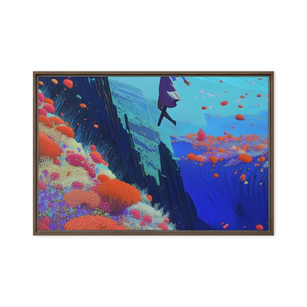 Whispers of Freedom | Canvas with Brown Frame | 24″×36″