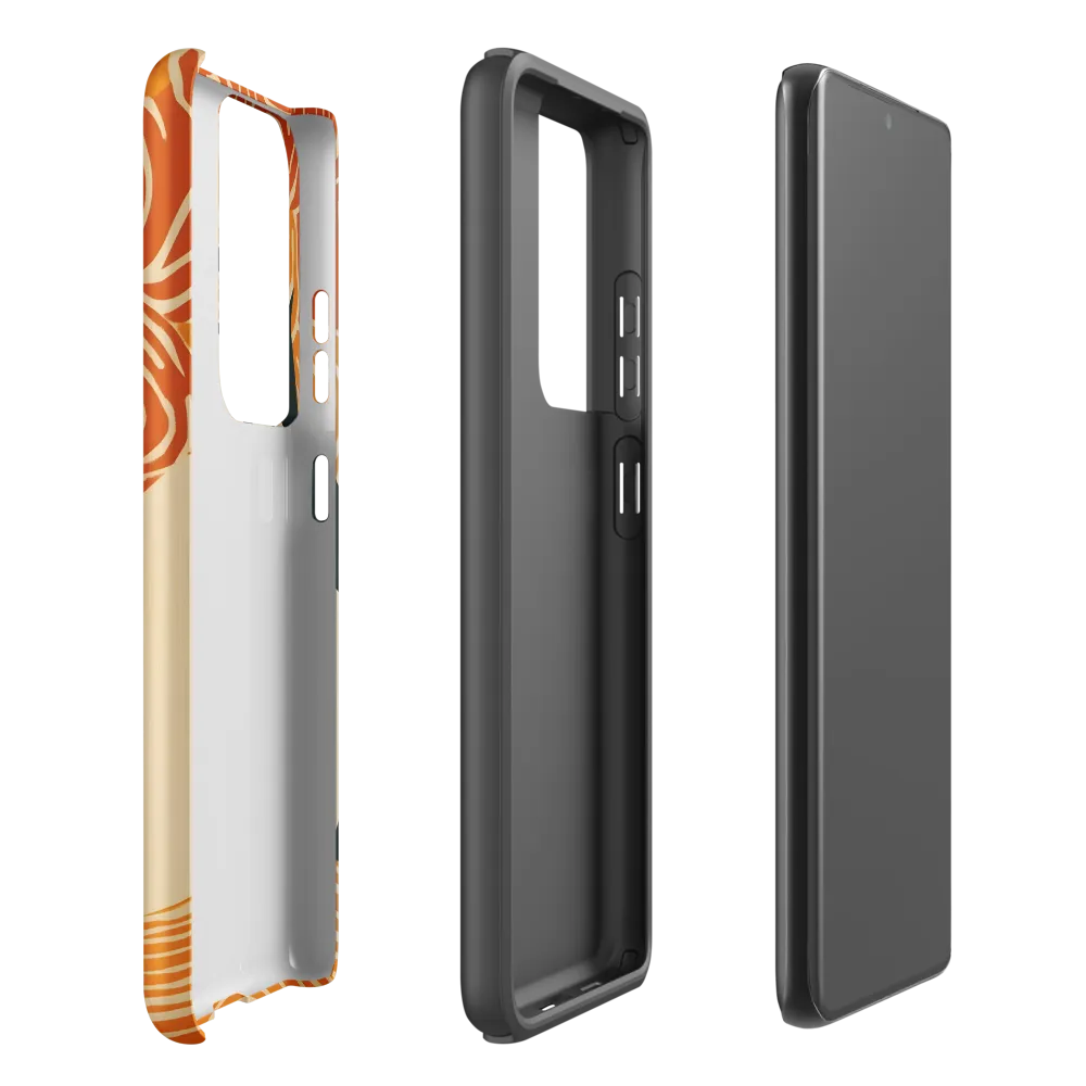 Silent Reflections under Swirling Leaves | Phone Case |  S21 Ultra | Tough Case | Matte