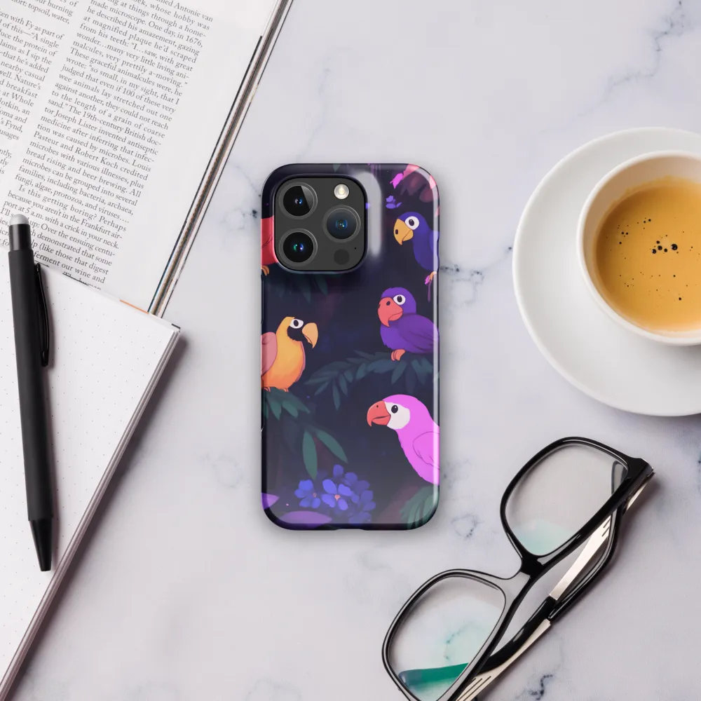 Tropical Parrot Playground | Phone Case |  16 Pro | Snap Case | Glossy