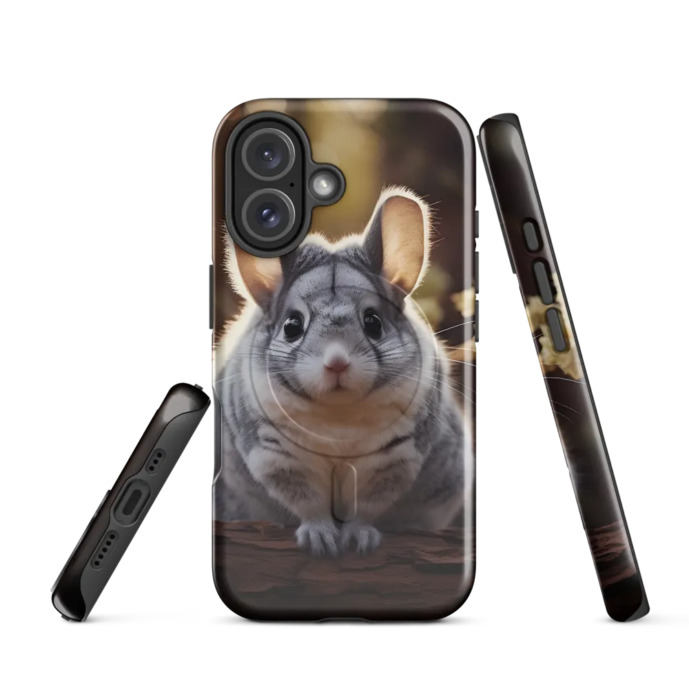 Curious Chinchilla in the Forest