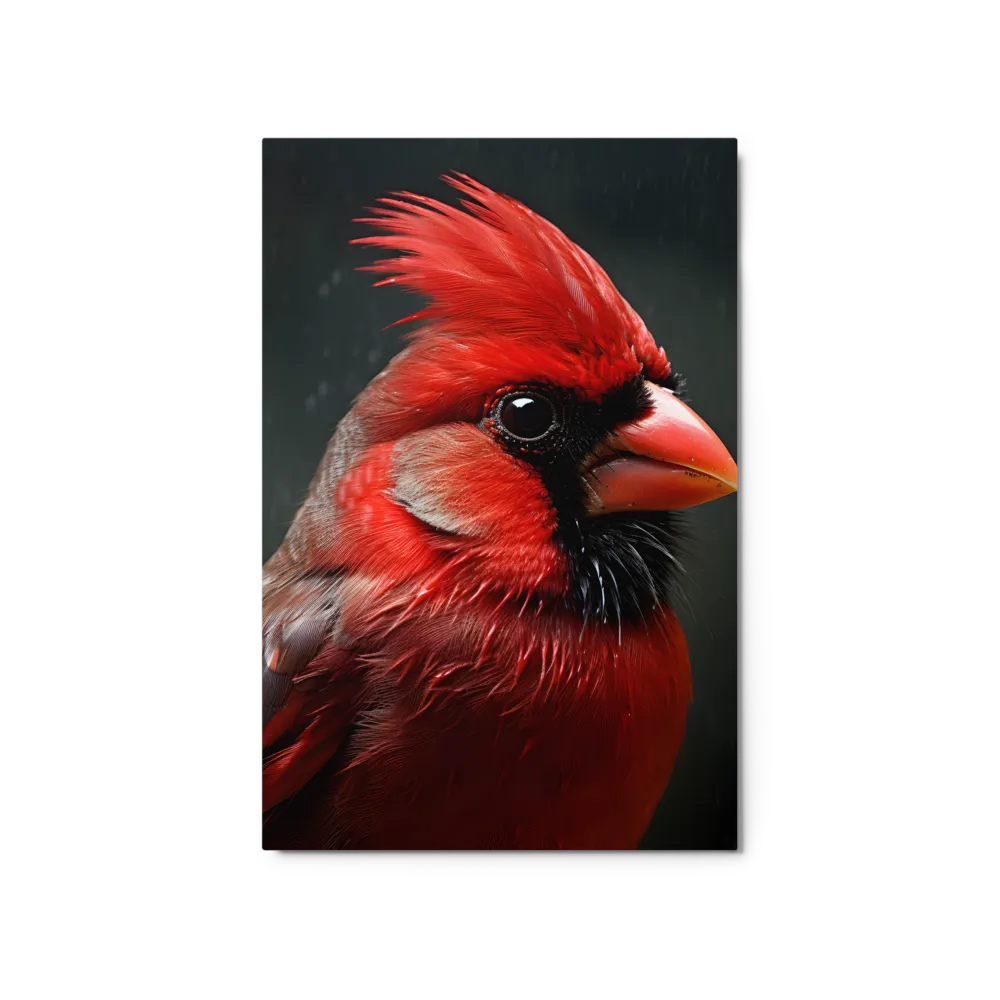 The Bold Cardinal | Metal Print | 20″×30″