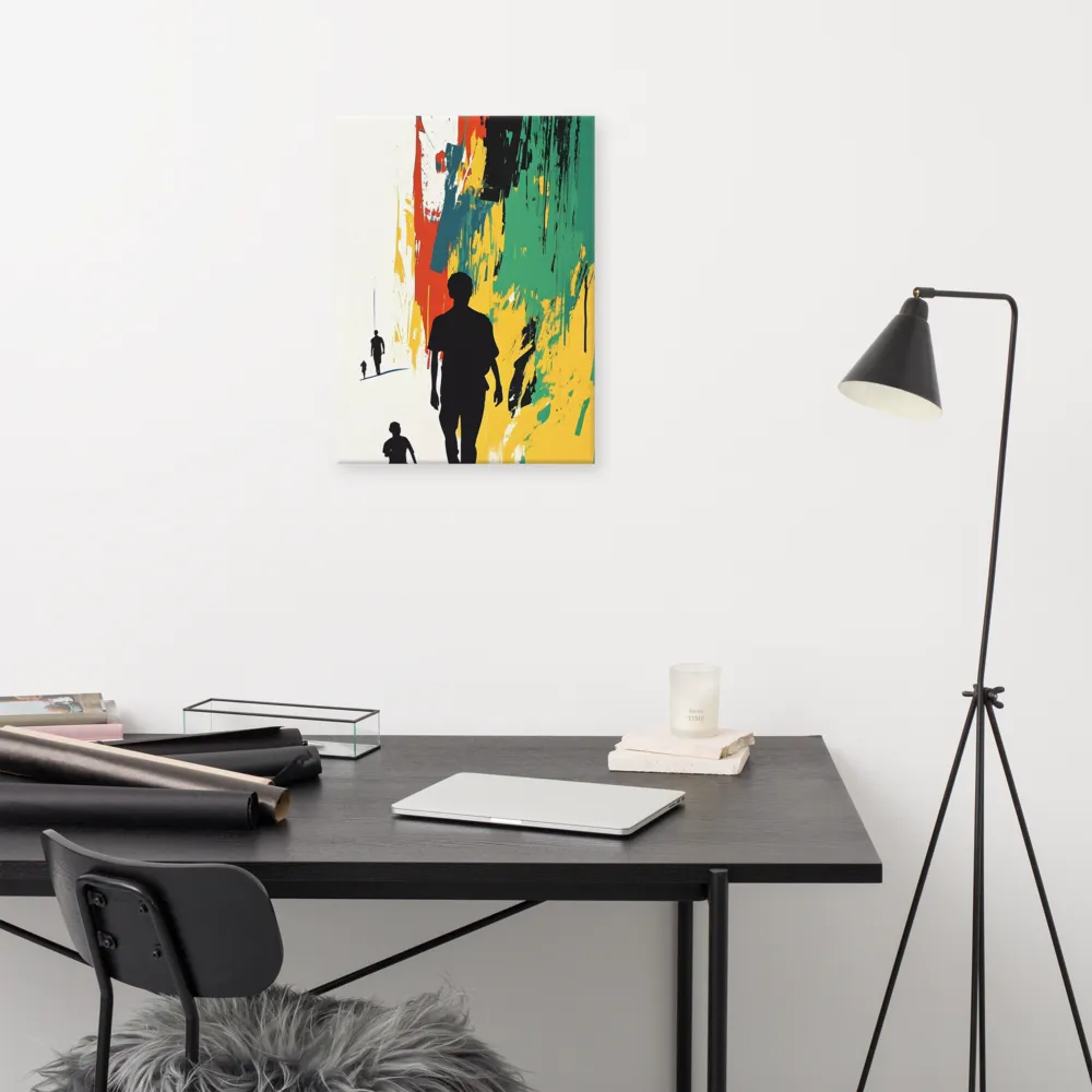 Journey of Silhouettes | Canvas | 18″×24″