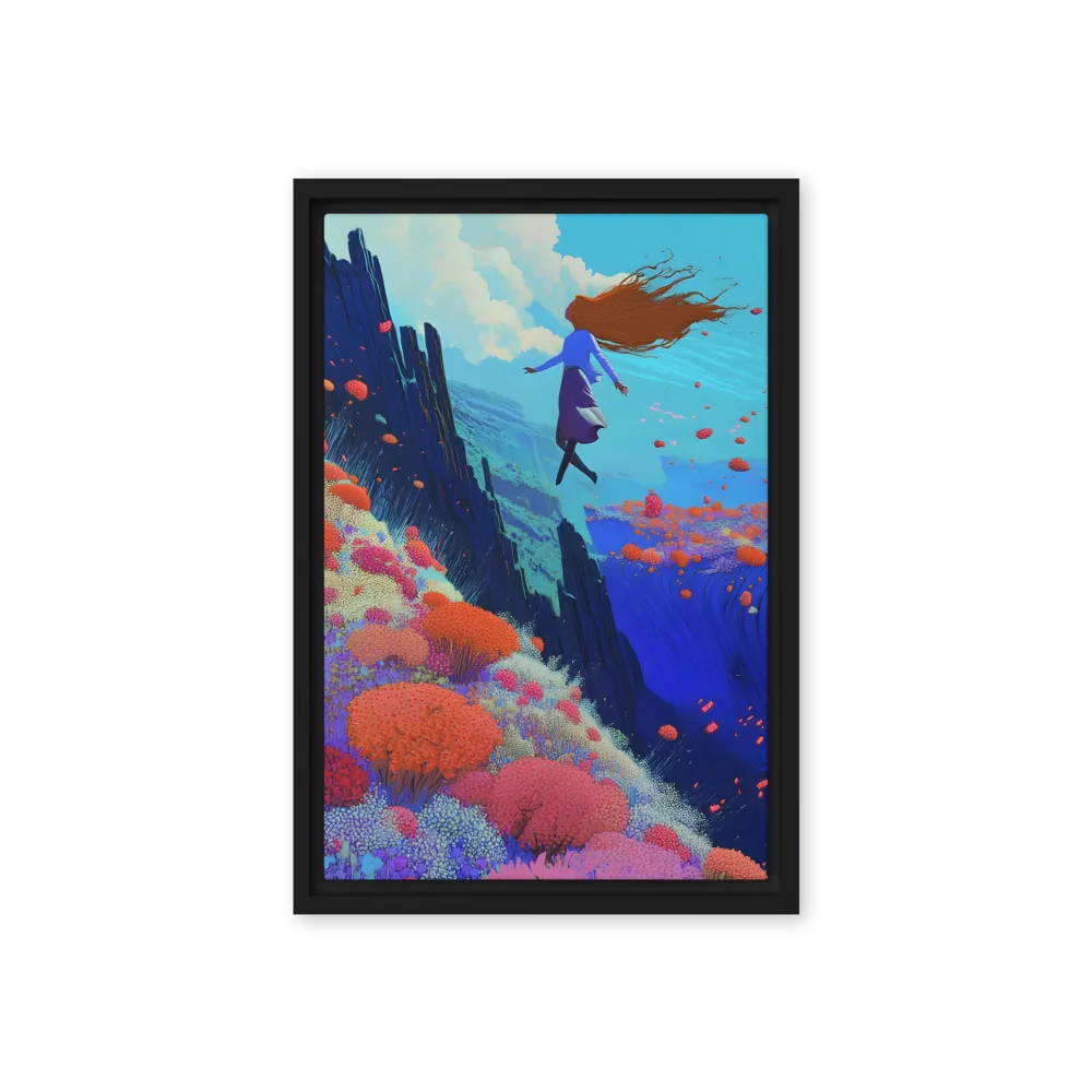 Whispers of Freedom | Canvas with Black Frame | 12″×18″