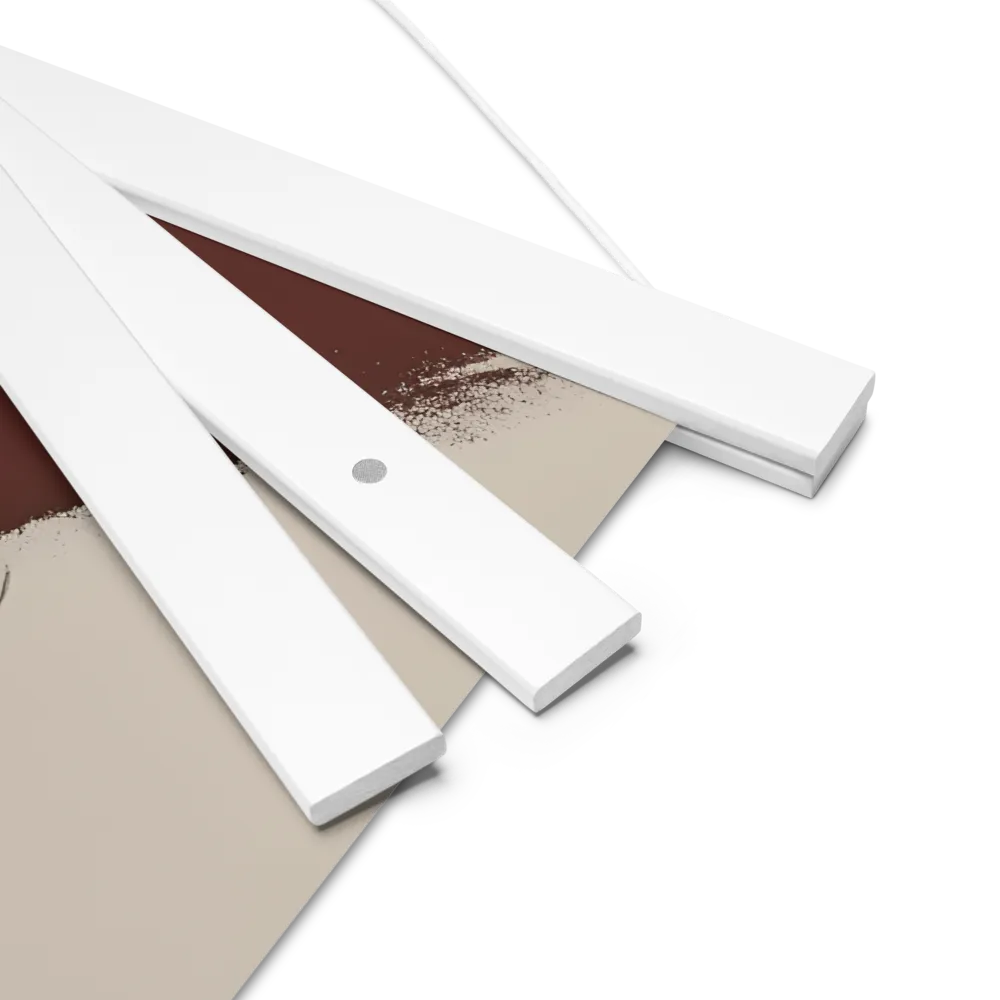 Echoes of Emotion | Poster With White Wood Hanger | 14″×14″