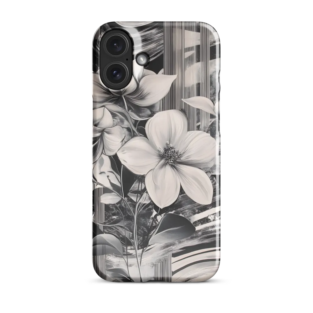 Ethereal Bloom: A Dance of Monochromes