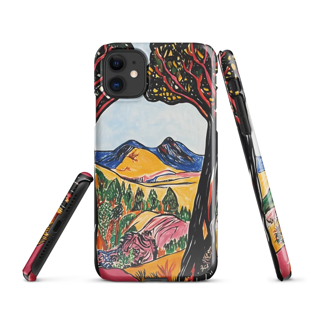 Vibrant Nature's Embrace | Phone Case |  11 | Snap Case | Glossy