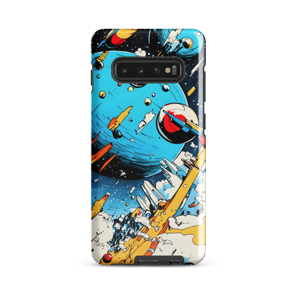 Cosmic Odyssey: A Journey Through Space | Phone Case |  S10 Plus | Tough Case | Glossy