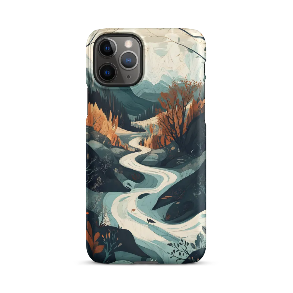 Winding Serenity: A Digital Landscape
