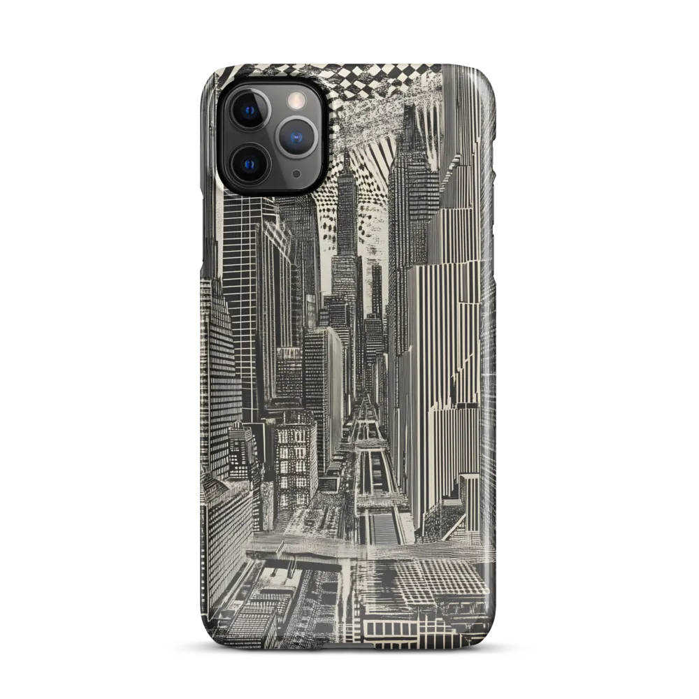 Urban Dreams: A Surreal Cityscape | Phone Case |  11 Pro Max | Snap Case | Glossy