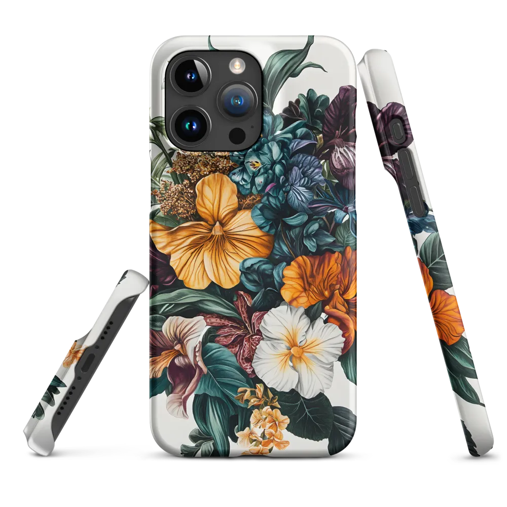 Floral Symphony | Phone Case |  15 Pro Max | Snap Case | Matte