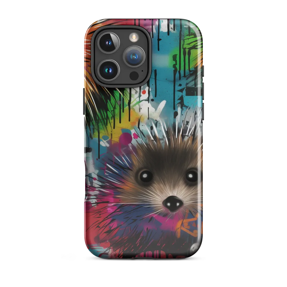Whimsical Hedgehogs in a Kaleidoscopic Wonderland