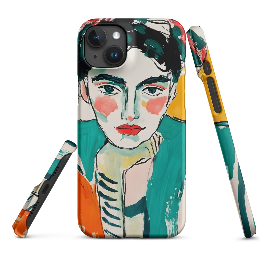 Contemplative Portrait in Bold Hues