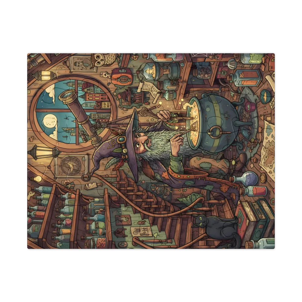 Wizard's Workshop 
 Jigsaw Puzzle in Tin Box