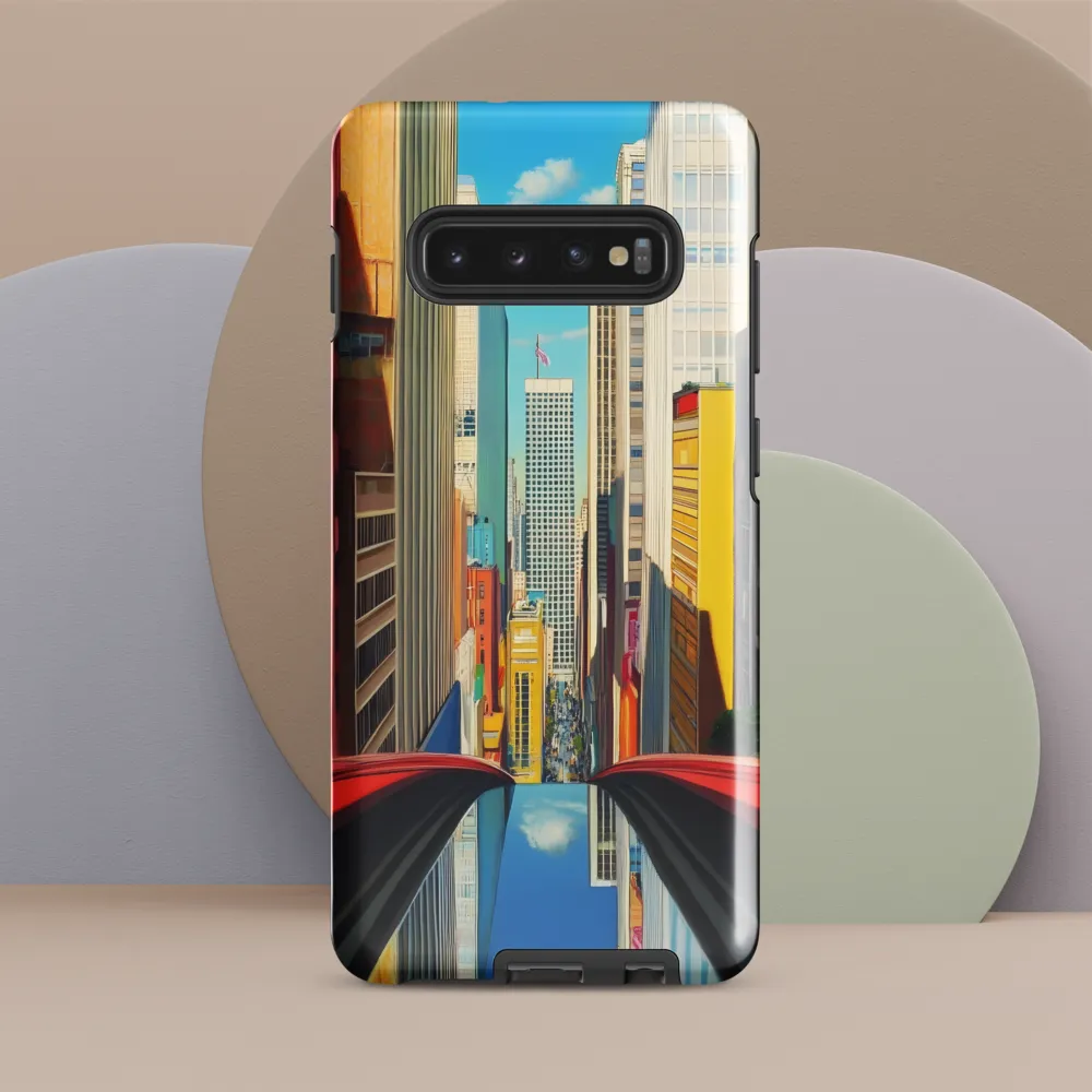 Urban Symphony: A Hyperrealistic Perspective | Phone Case |  S10 Plus | Tough Case | Glossy