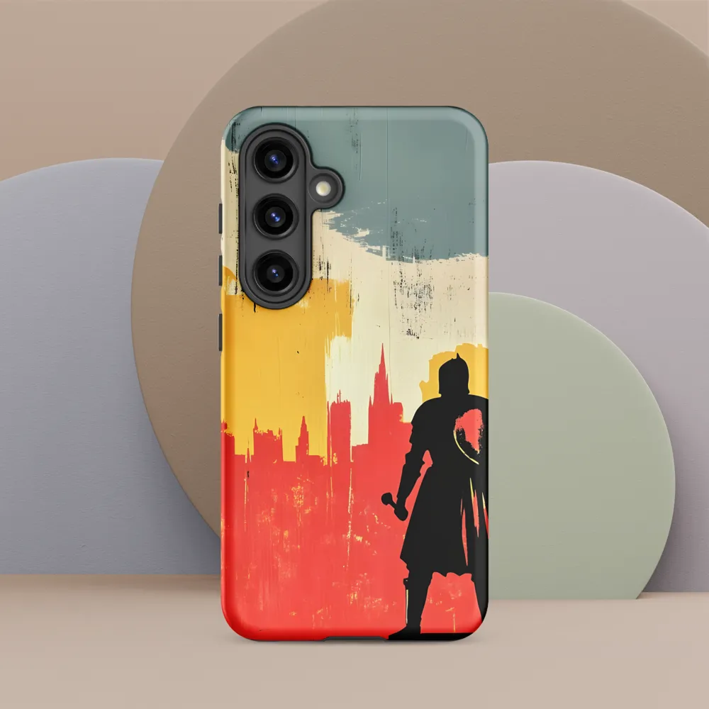 Hero in the Urban Dawn | Phone Case |  S24 | Tough Case | Matte
