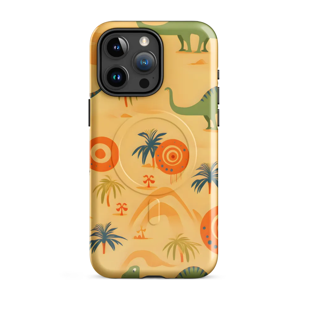 Prehistoric Playtime | Phone Case |  15 Pro Max | MagSafe® Tough Case | Glossy