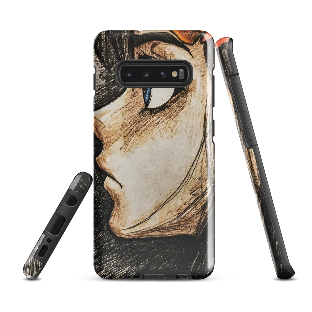 Reflections in Profile | Phone Case |  S10 Plus | Tough Case | Glossy