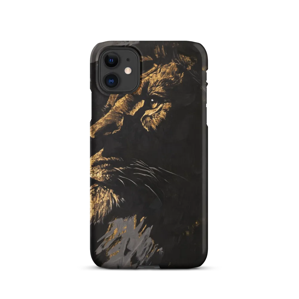 Majestic Gaze: The Golden Lion