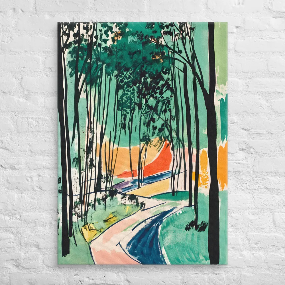 Winding Path Through the Forest | Canvas | 28″×40″