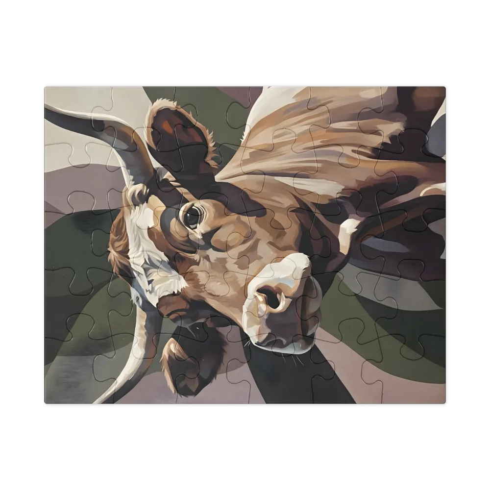 Pasture Gaze 
 Jigsaw Puzzle in Tin Box