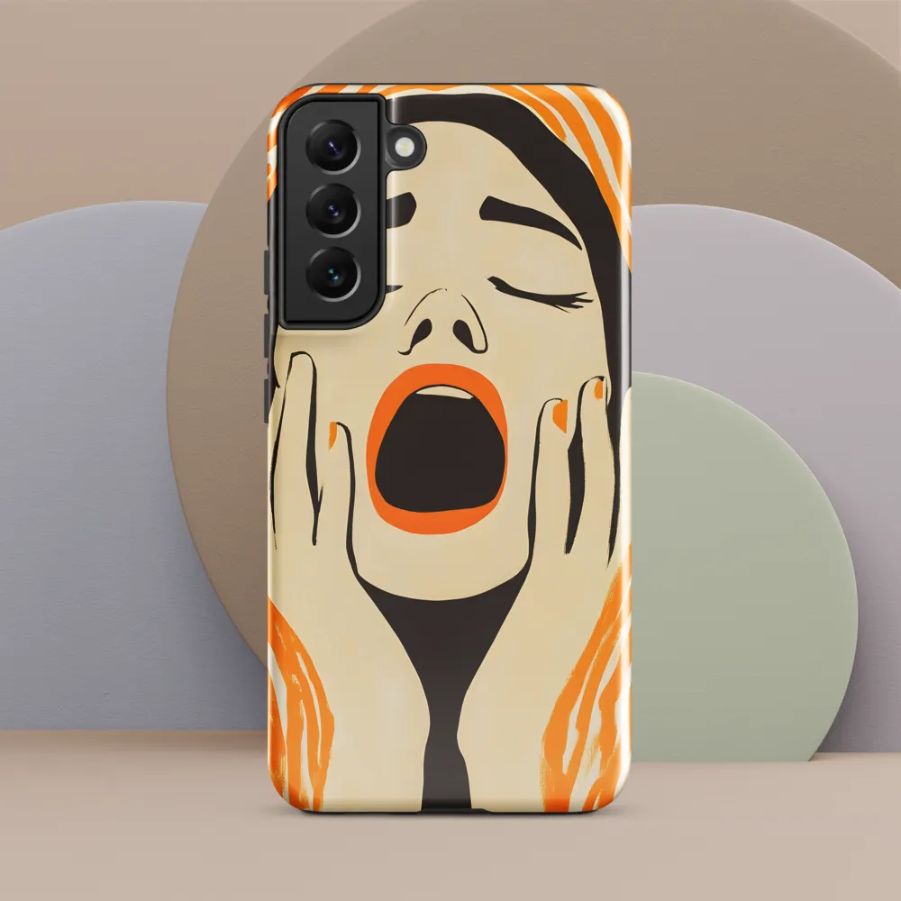 Echoes of Despair | Phone Case |  S22 Plus | Tough Case | Glossy