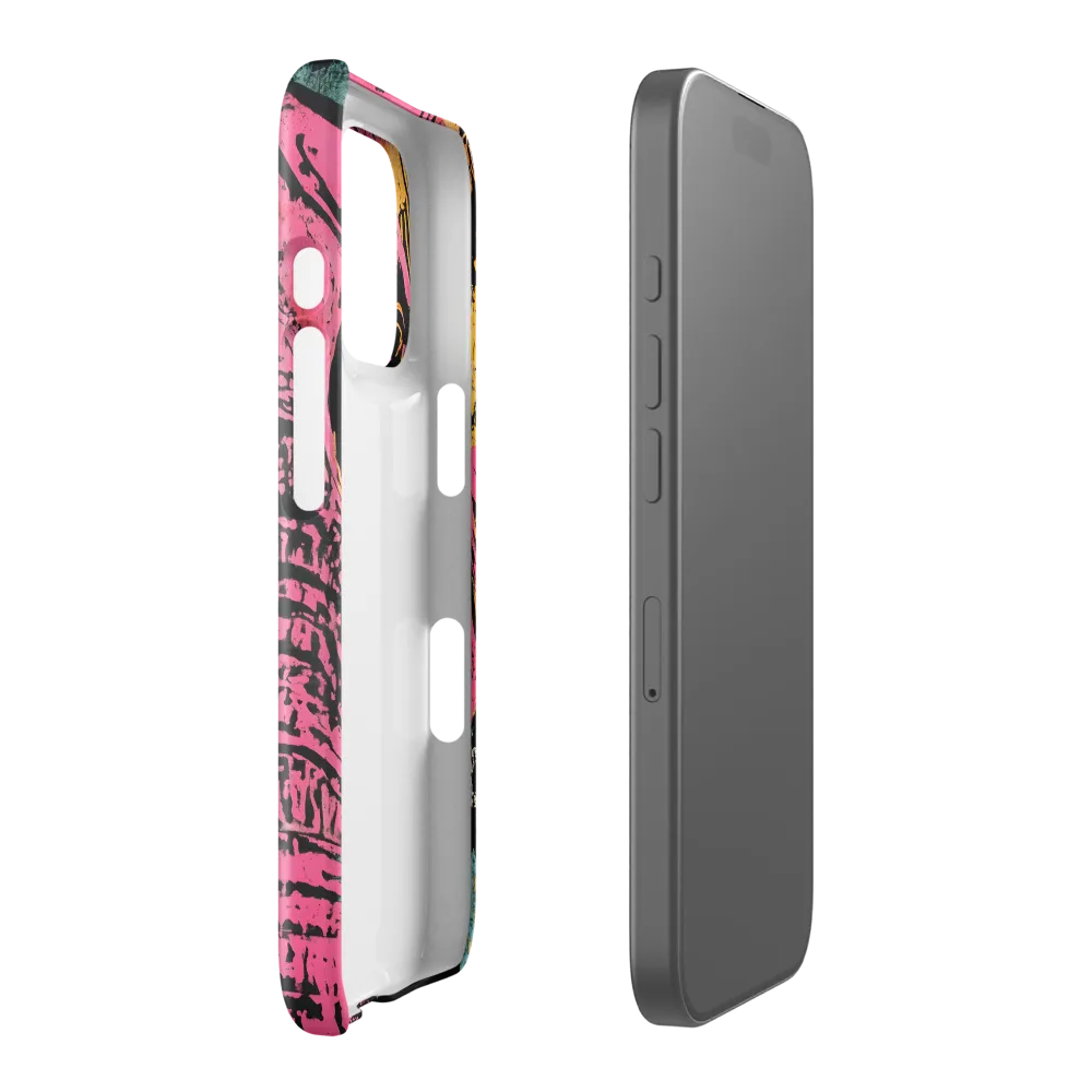 Bold Encounter: The Vibrant Elephant | Phone Case |  16 Pro | Snap Case | Glossy