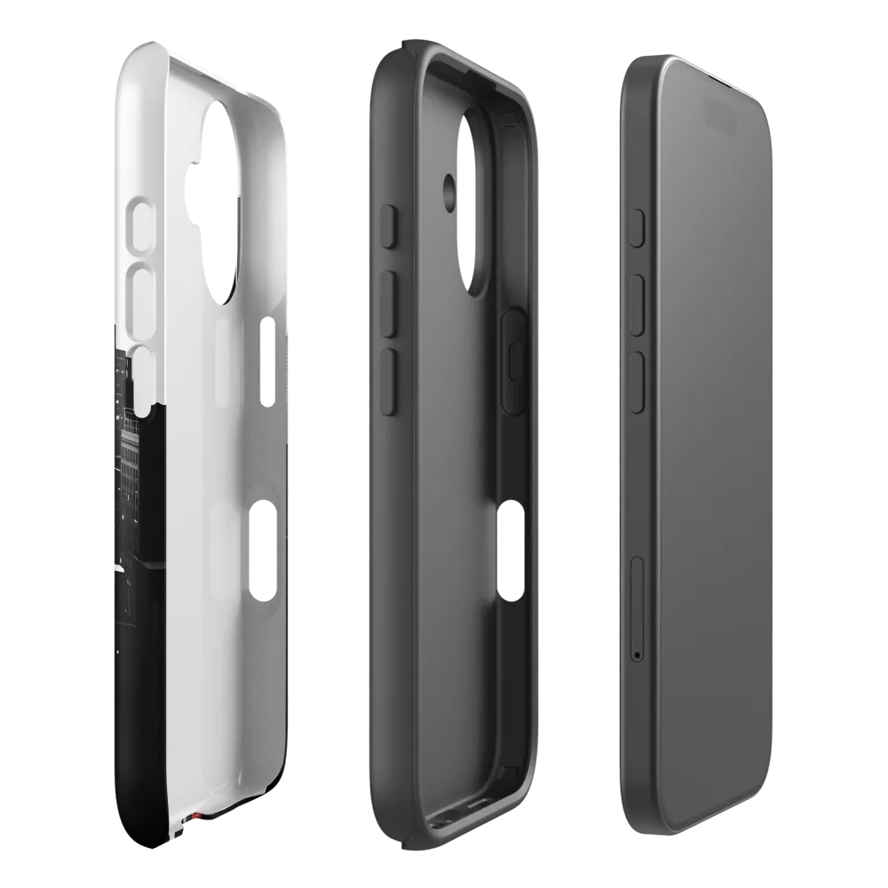 Urban Essence in Monochrome | Phone Case