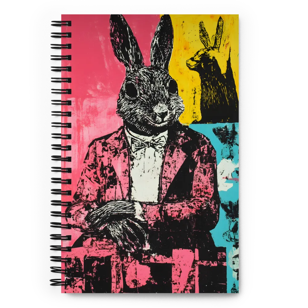 The Dapper Rabbit | Spiral Notebook