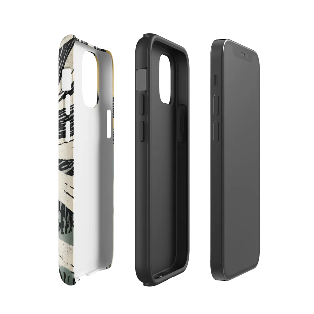 Whispers of Serenity | Phone Case |  12 mini | Tough Case | Glossy