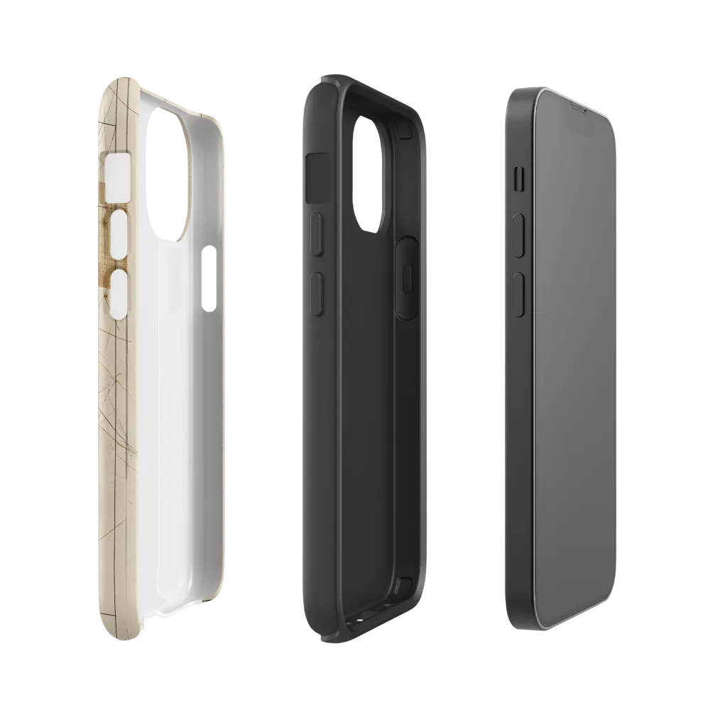 Elegance in Lines | Phone Case |  13 mini | Tough Case | Matte