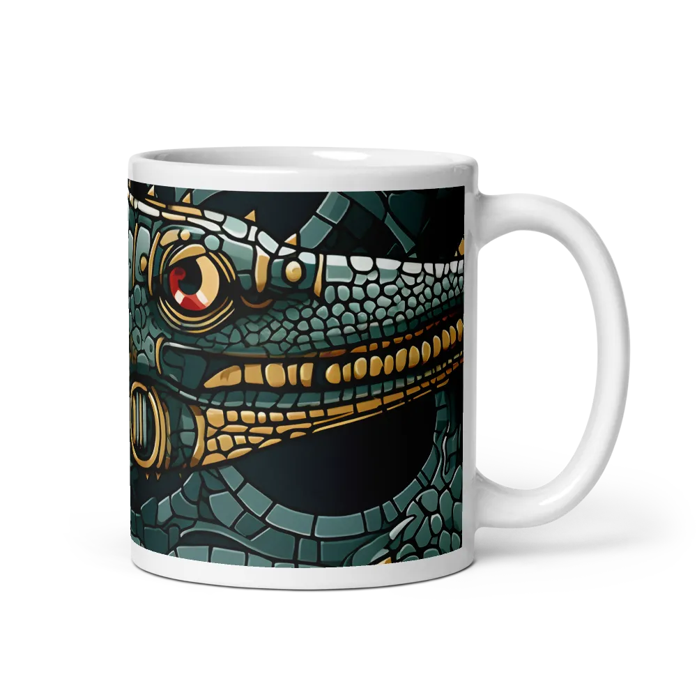 Lizards of Abstraction | Mug with White inside | 11 oz