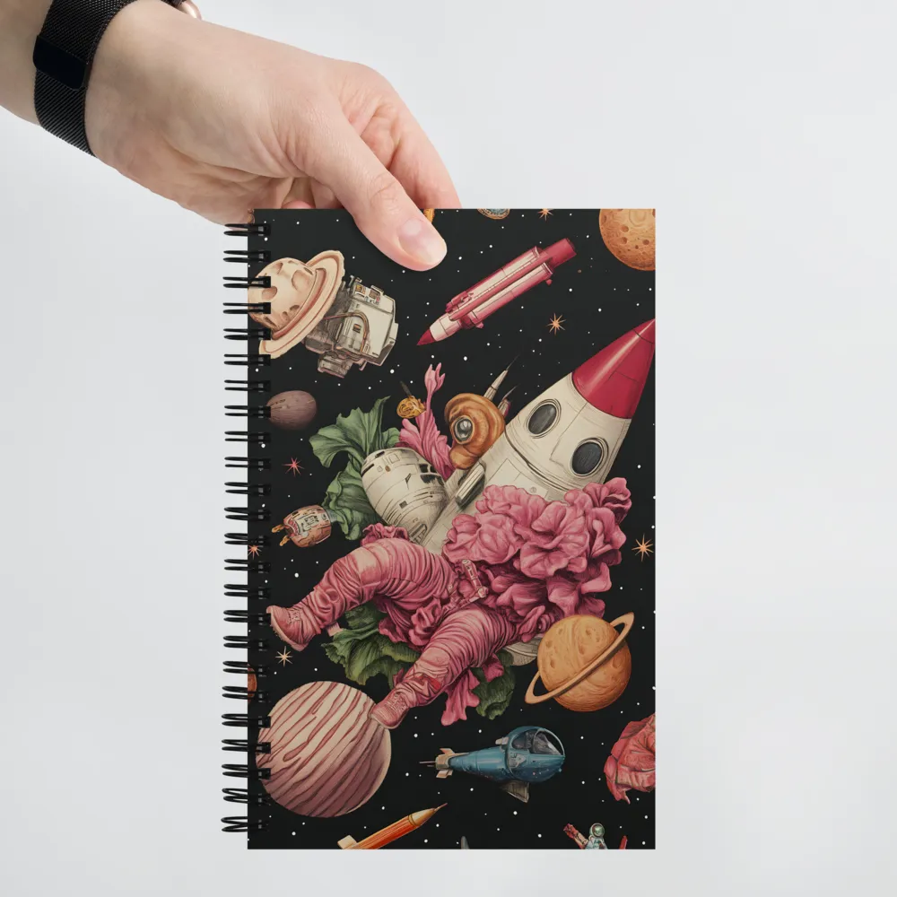 Whimsical Wonders of Space | Spiral Notebook