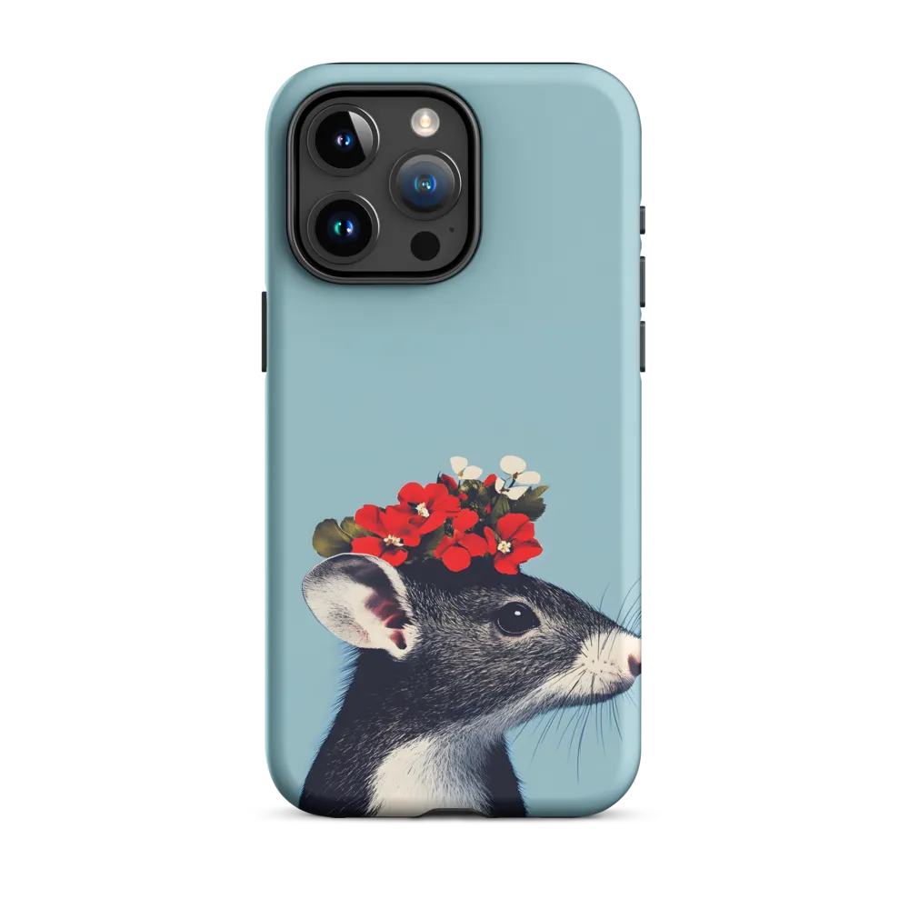 Whimsical Flora: A Mouse's Floral Crown